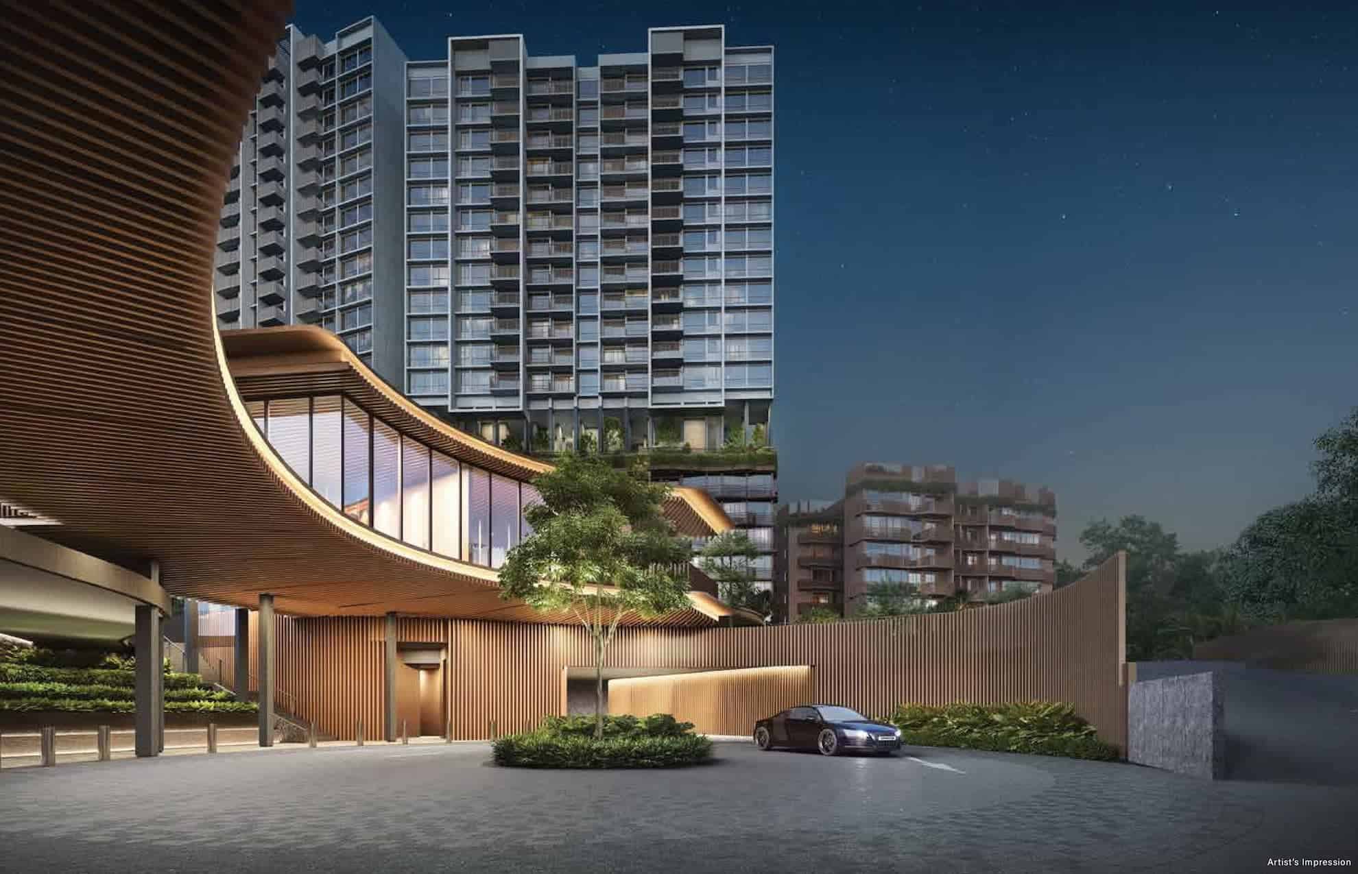 Lentor Hills Residences Artist Impression Drop Off